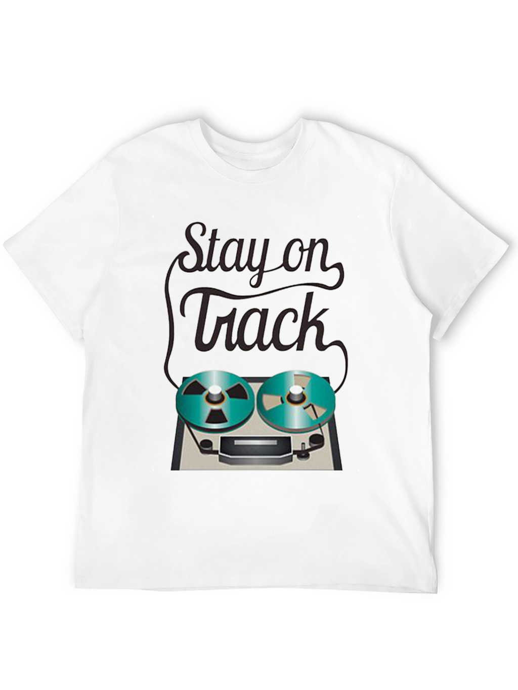 Stay on Track Reel-to-Reel Graphic Tee
