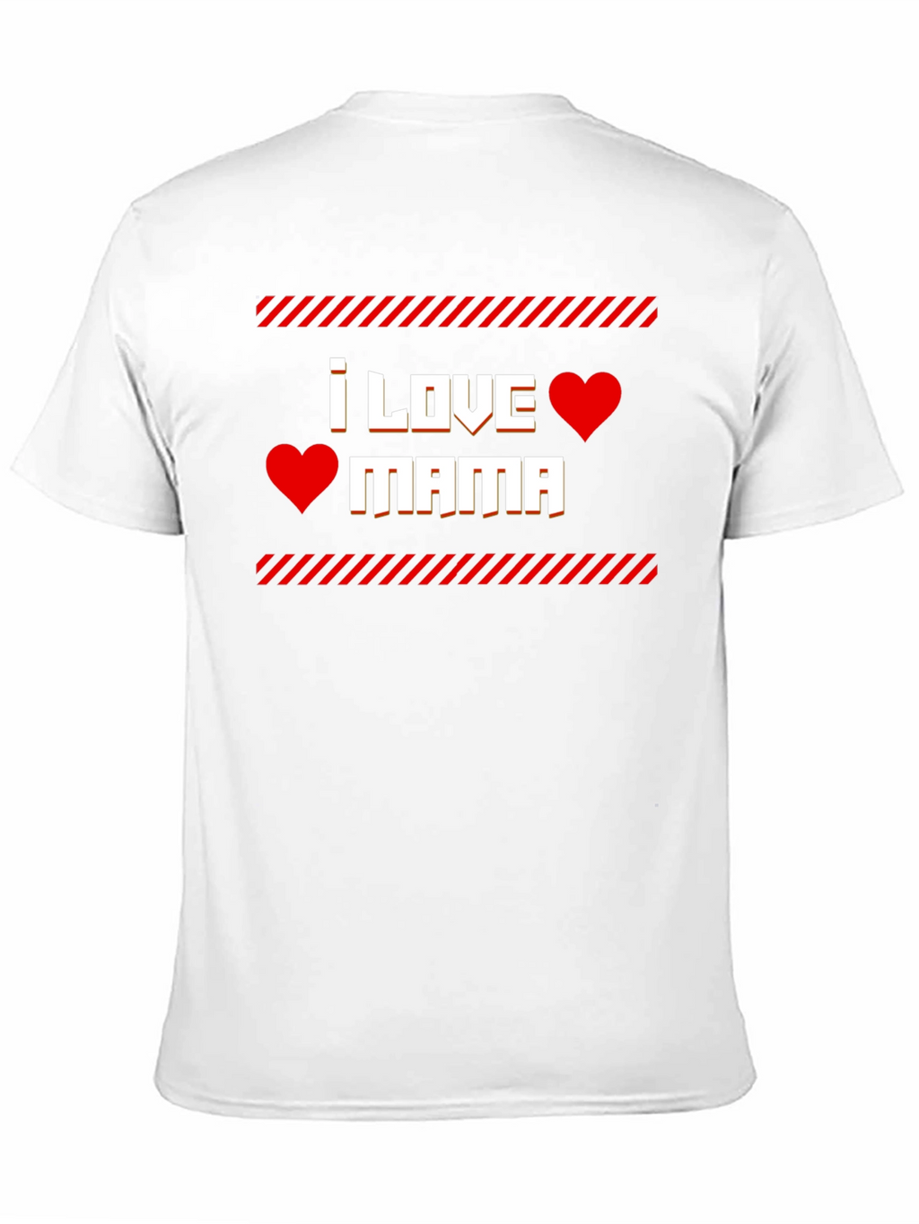 I Love Mama T-Shirt - Red Heart Graphic