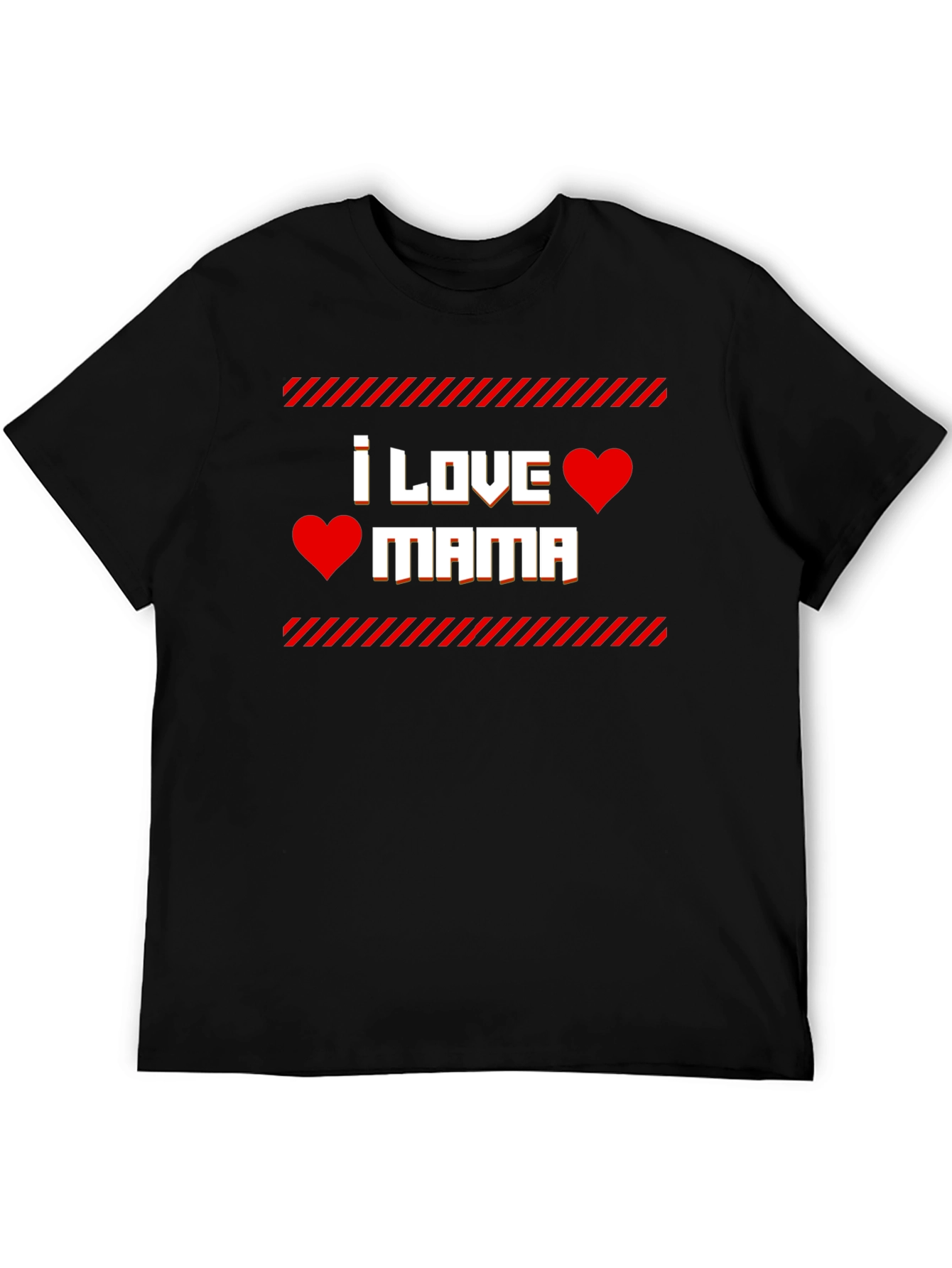 I Love Mama T-Shirt - Red Heart Graphic