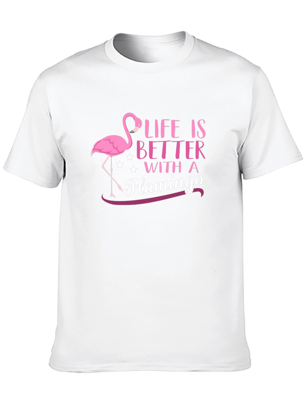 Life is Better with a Flamingo Graphic Tee