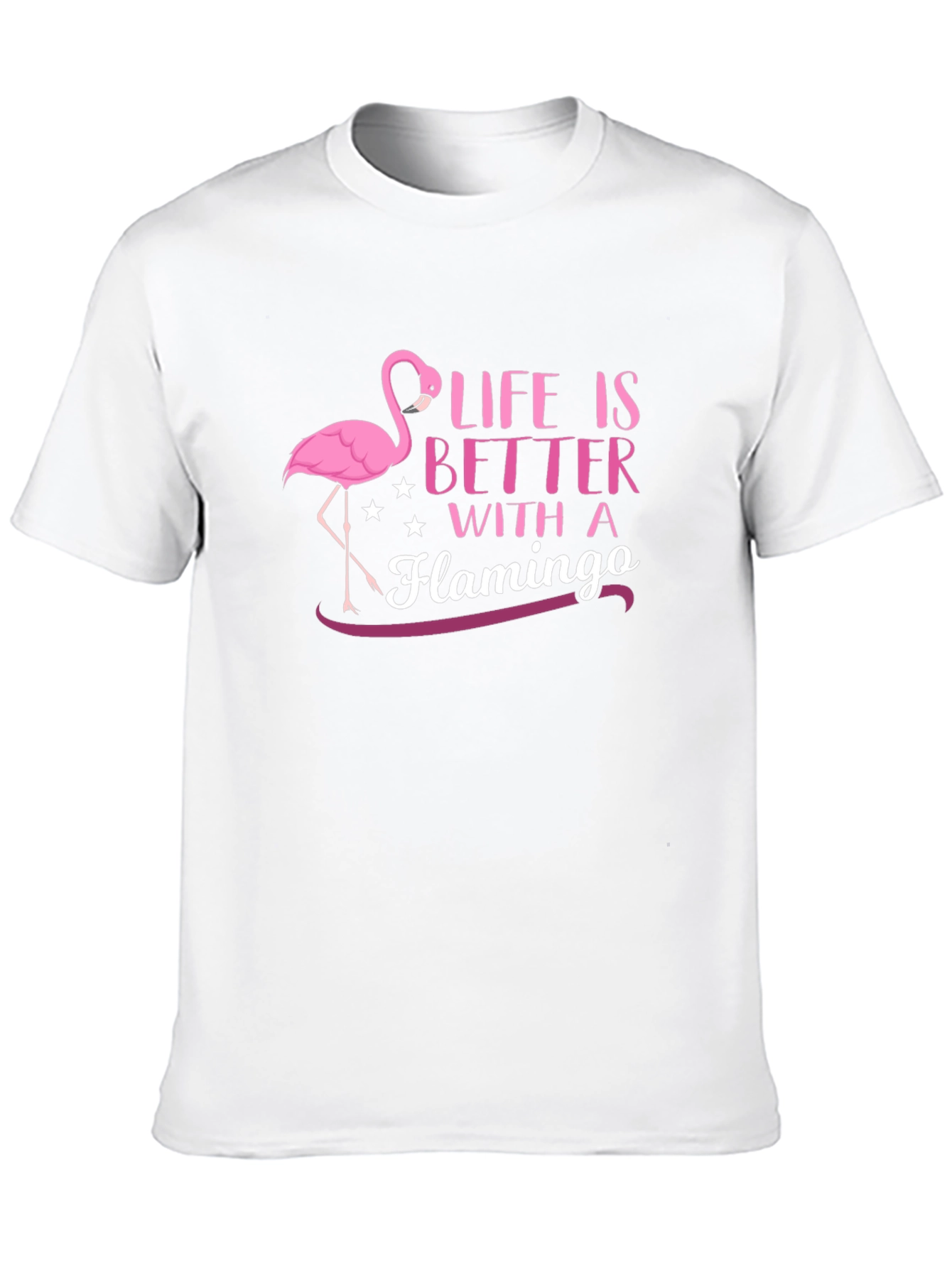 Life is Better with a Flamingo Graphic Tee