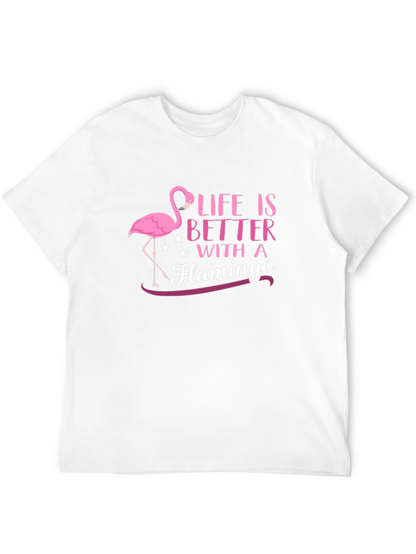 Life is Better with a Flamingo Graphic Tee