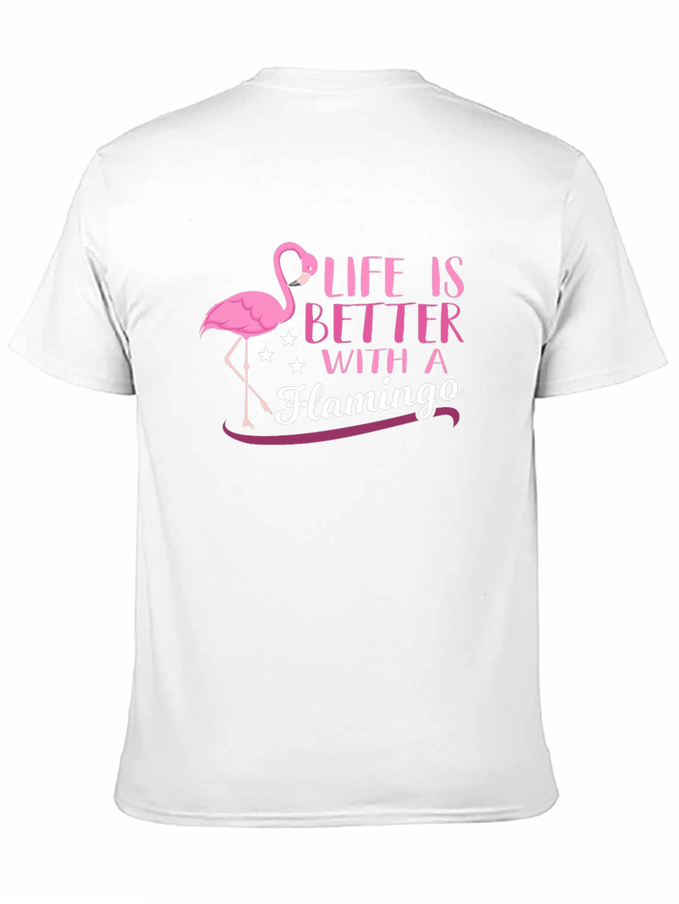 Life is Better with a Flamingo Graphic Tee