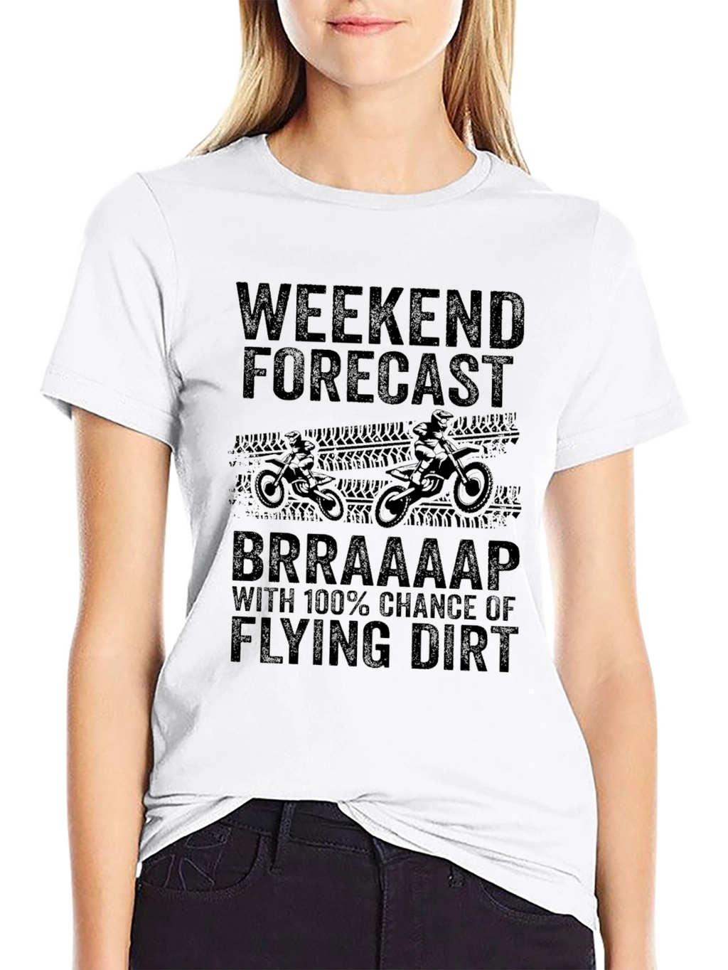 Weekend Forecast Dirt Bike T-Shirt