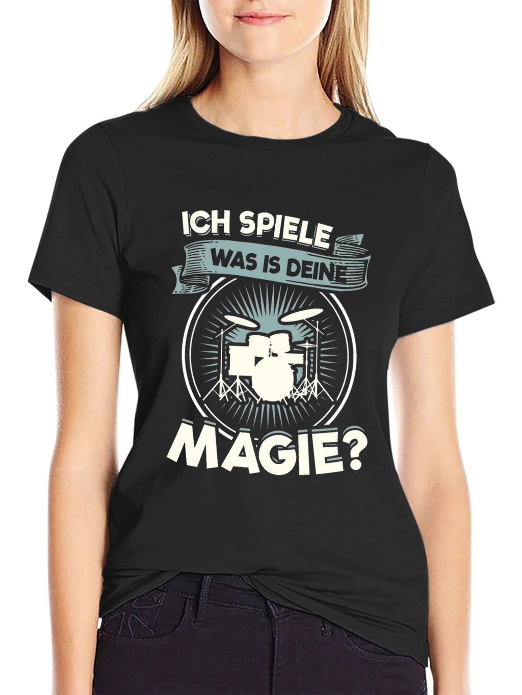Drummers Whats Your Magic Black T-Shirt