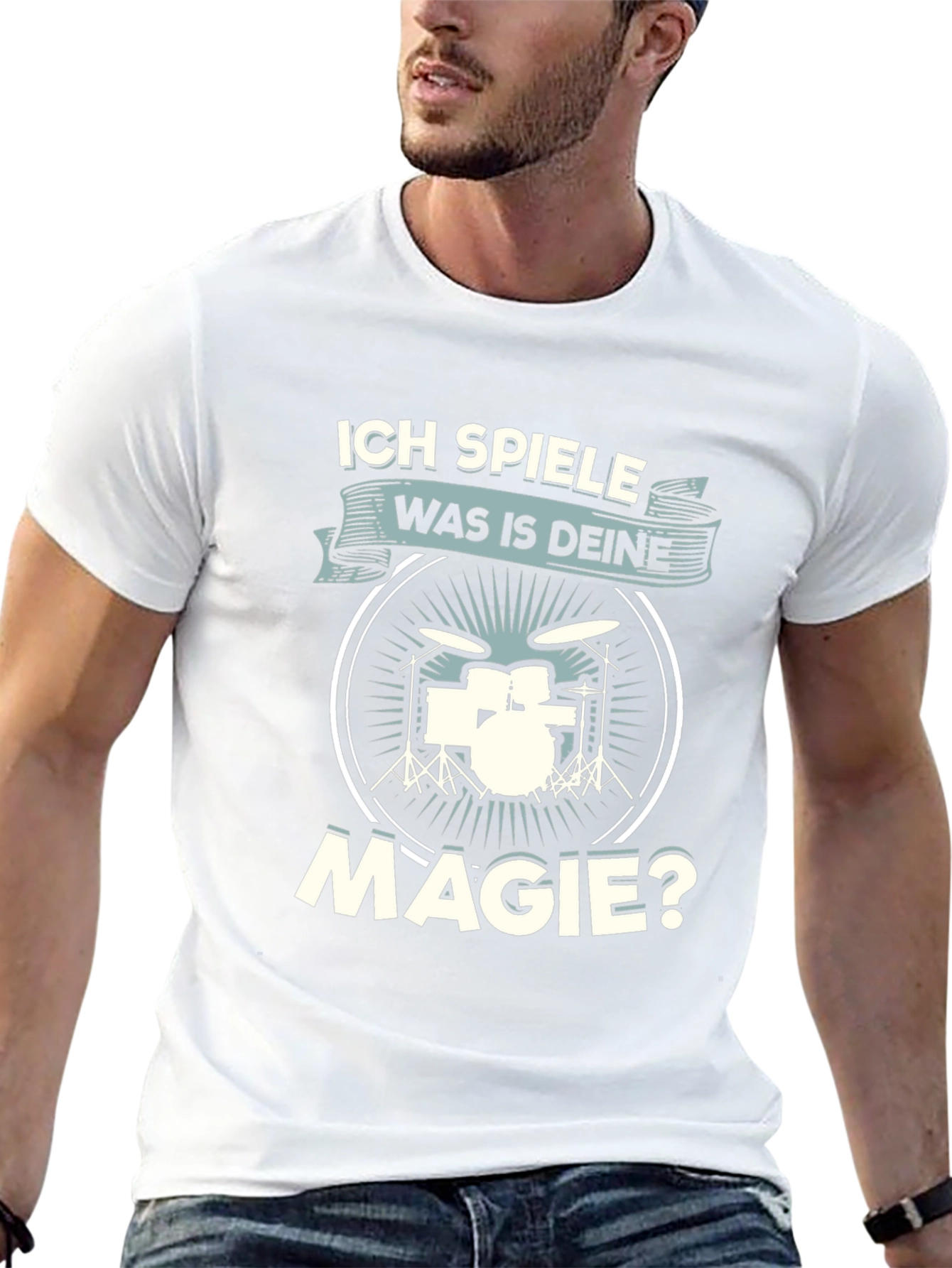 Drummers Whats Your Magic Black T-Shirt