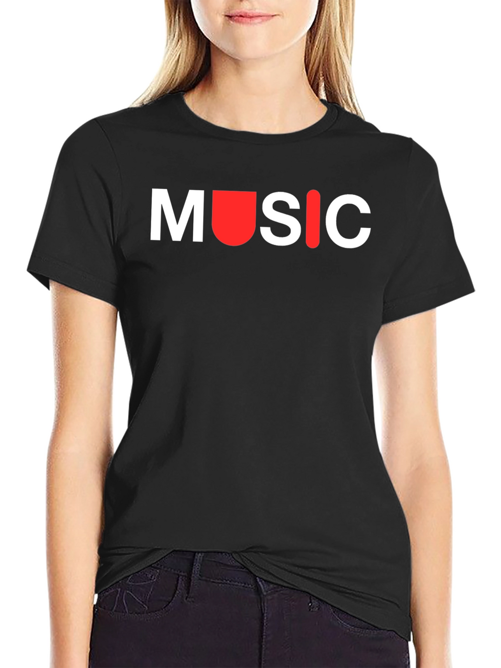 Music Graphic Black T-Shirt