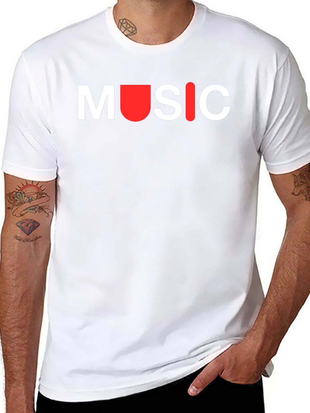 Music Graphic Black T-Shirt