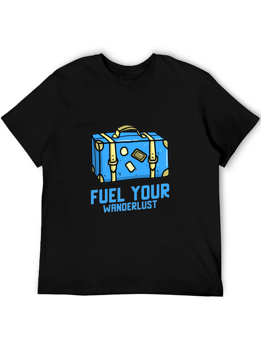 Fuel Your Wanderlust Graphic Tee - Black