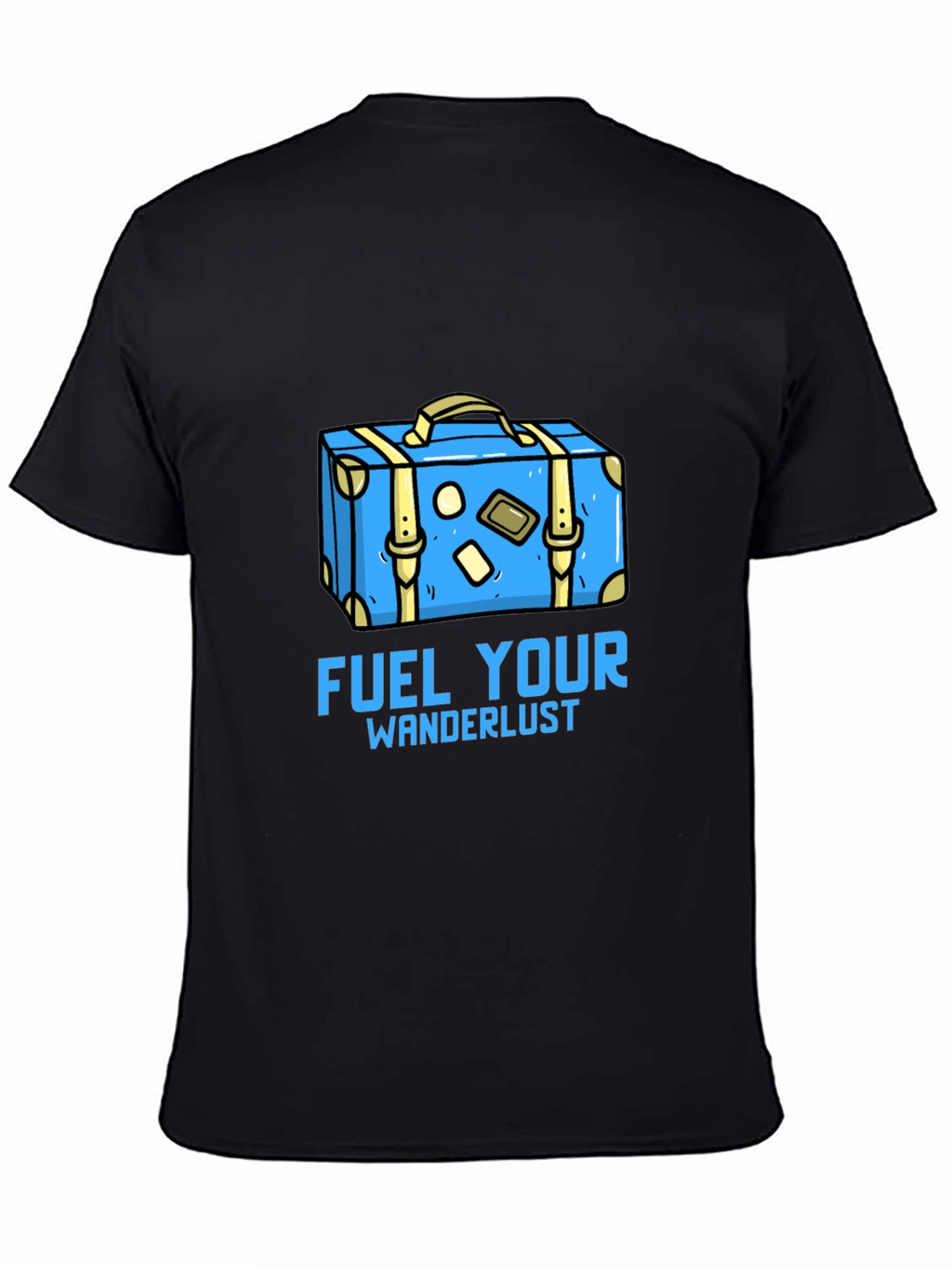 Fuel Your Wanderlust Graphic Tee - Black