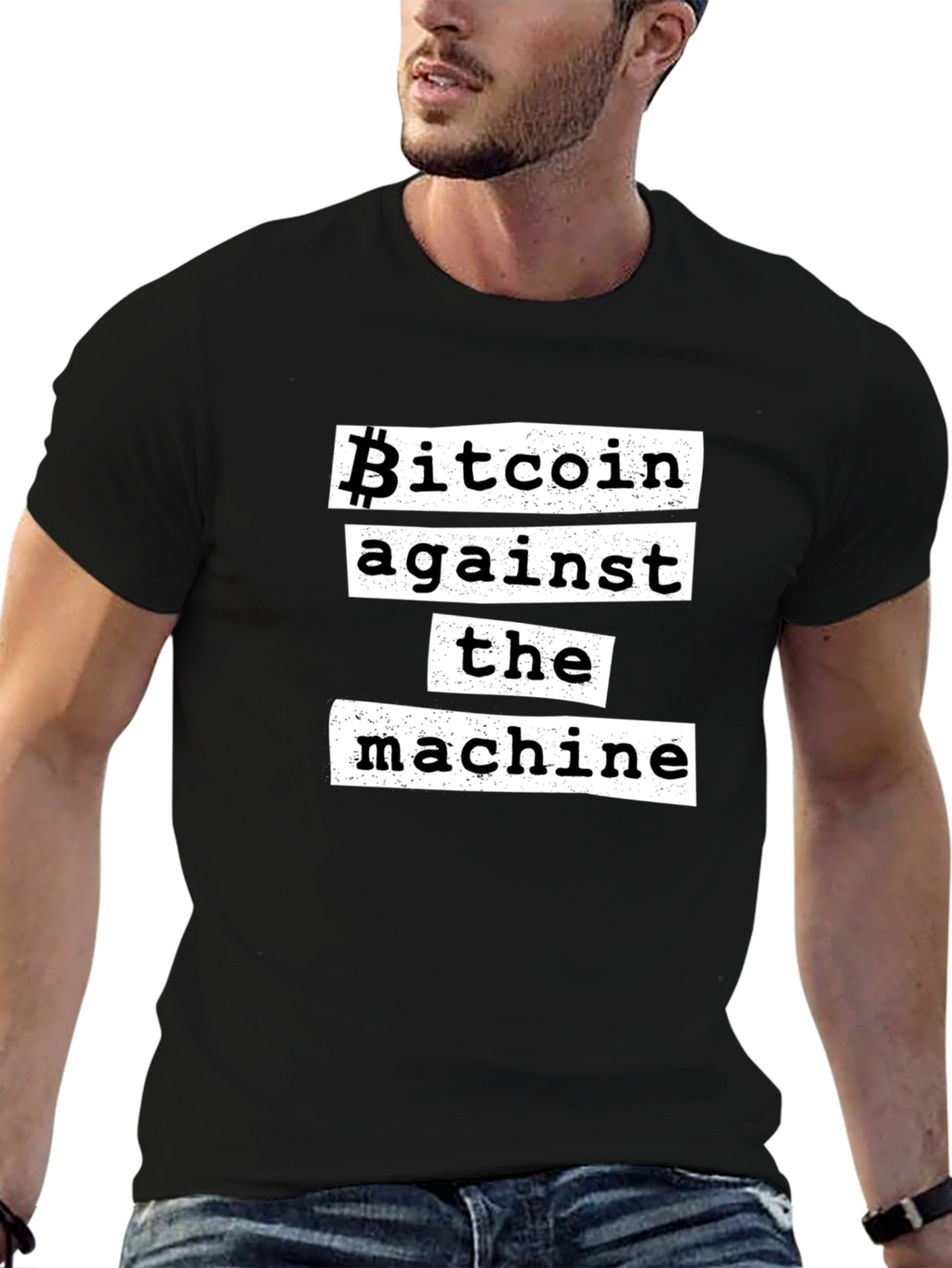 Bitcoin Against the Machine Graphic Tee