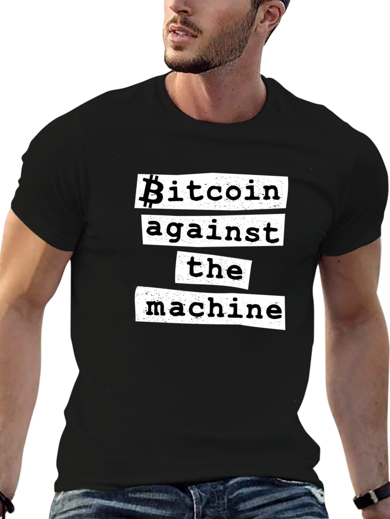 Bitcoin Against the Machine Graphic Tee