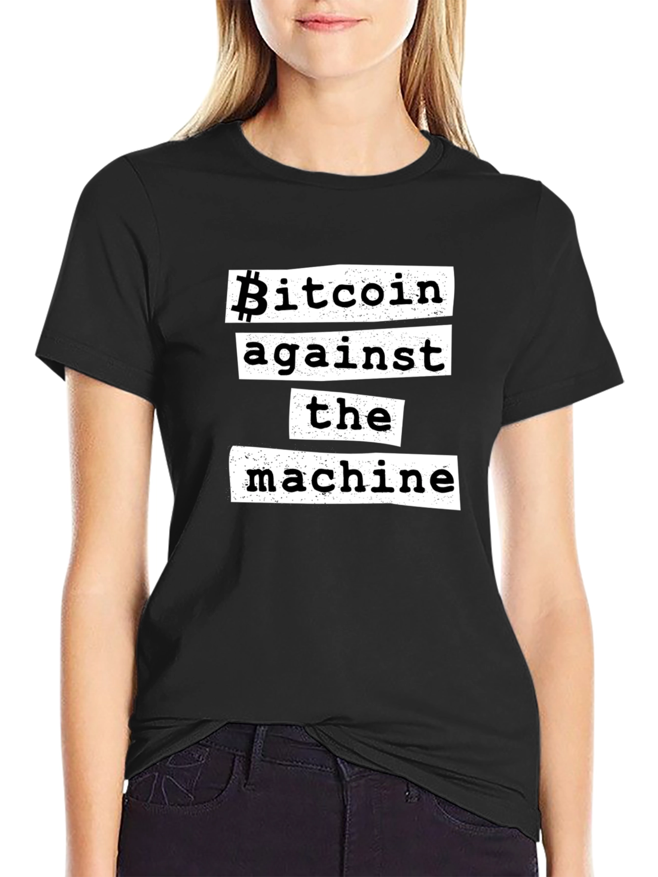 Bitcoin Against the Machine Graphic Tee