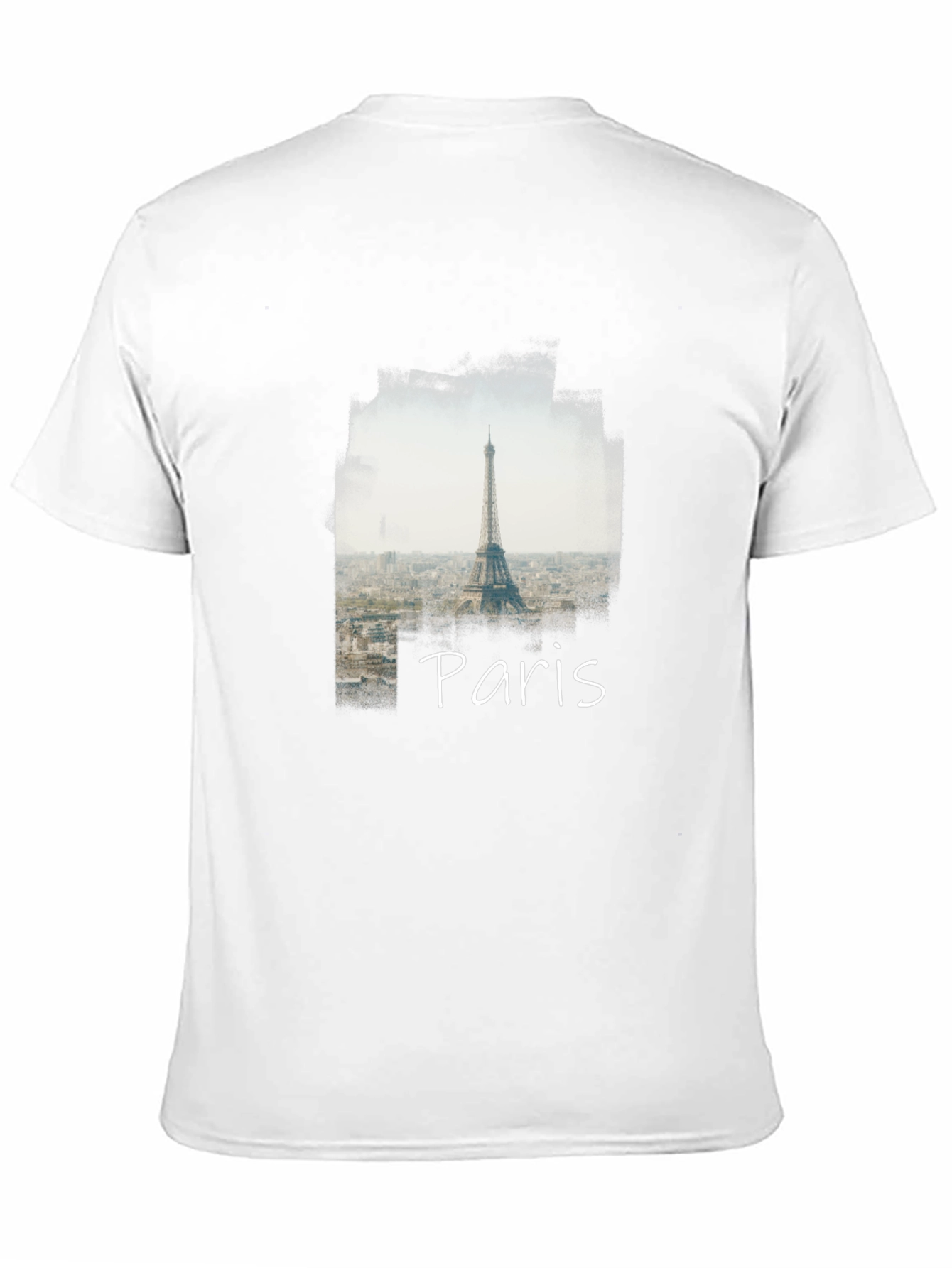 Paris Eiffel Tower Graphic Tee - Stylish Mens T-Shirt