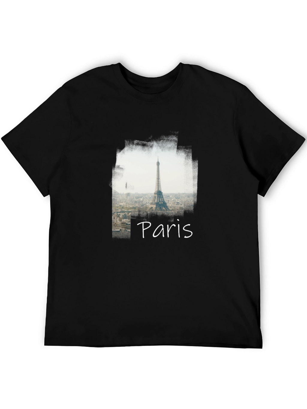 Paris Eiffel Tower Graphic Tee - Stylish Mens T-Shirt