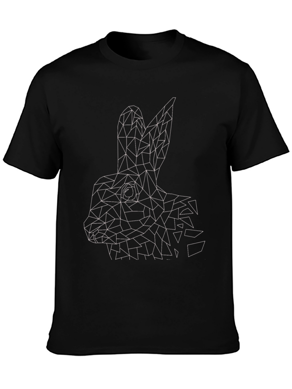 Geometric Rabbit T-Shirt - Modern Minimalist Design