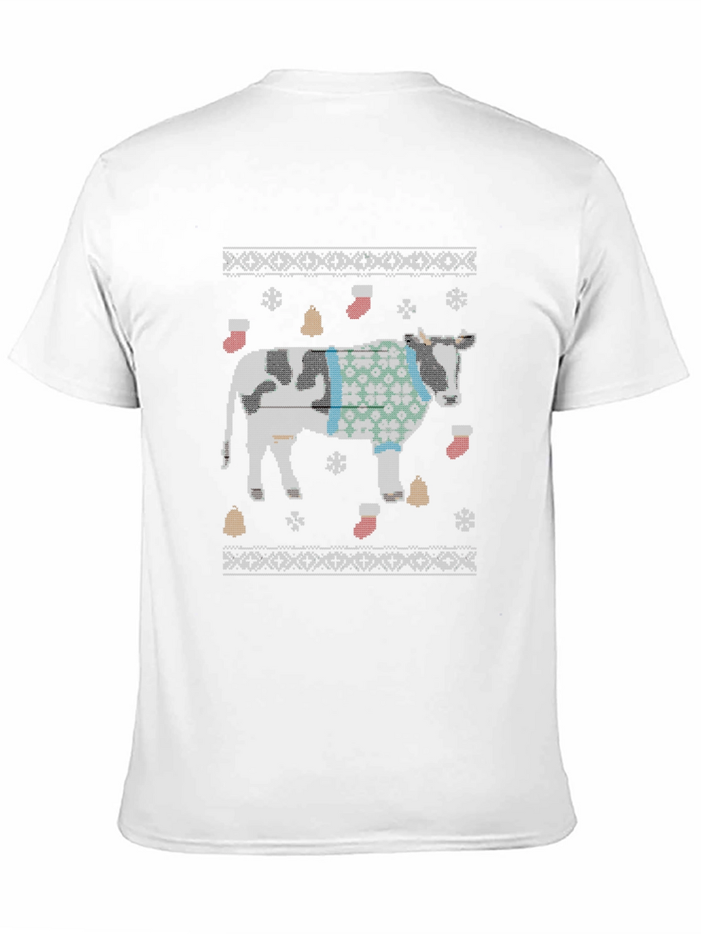 Funny Cow Christmas Sweater T-Shirt
