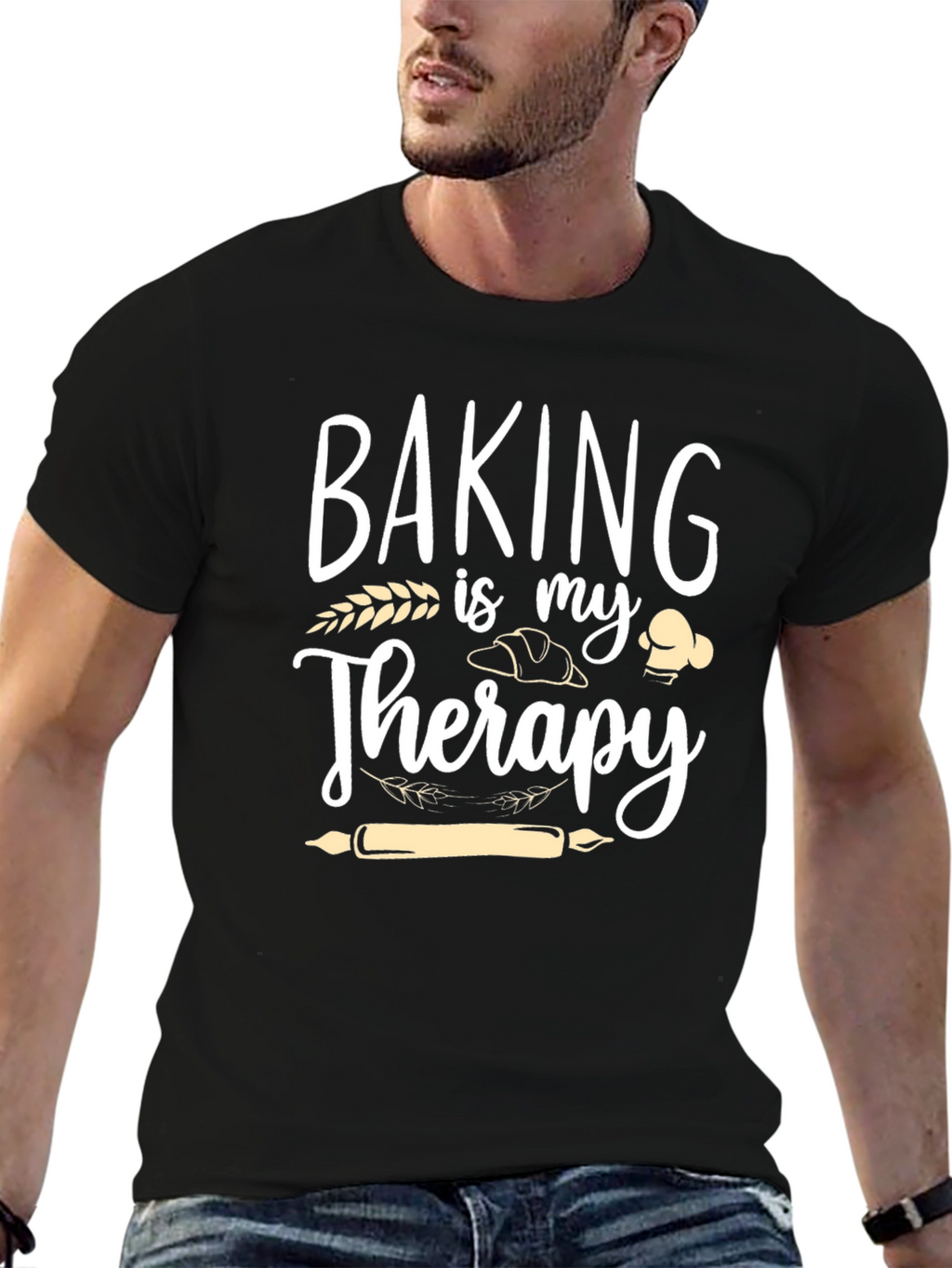 Baking is my Therapy T-Shirt - Baker Gift