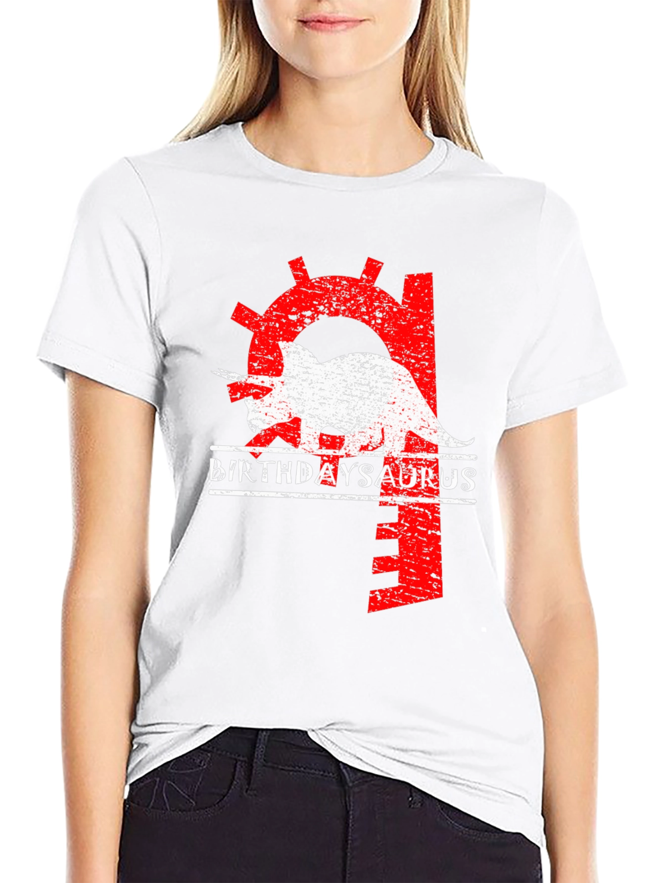 Birthday Triceratops T-Shirt - Dinosaur Birthday Gift