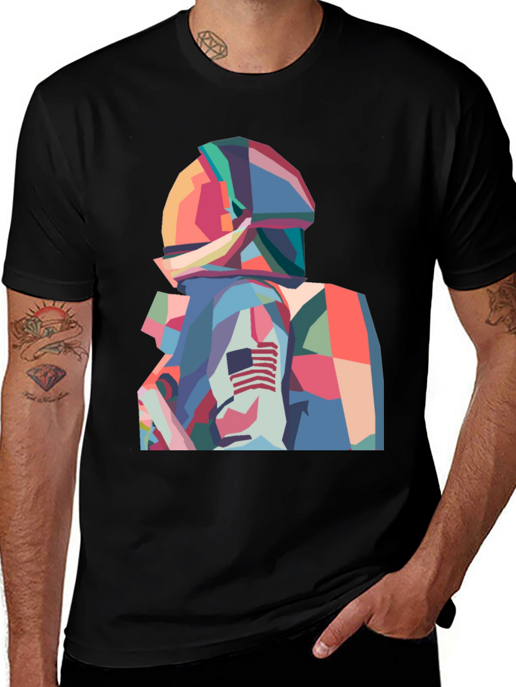 Pop Art Astronaut Graphic Tee