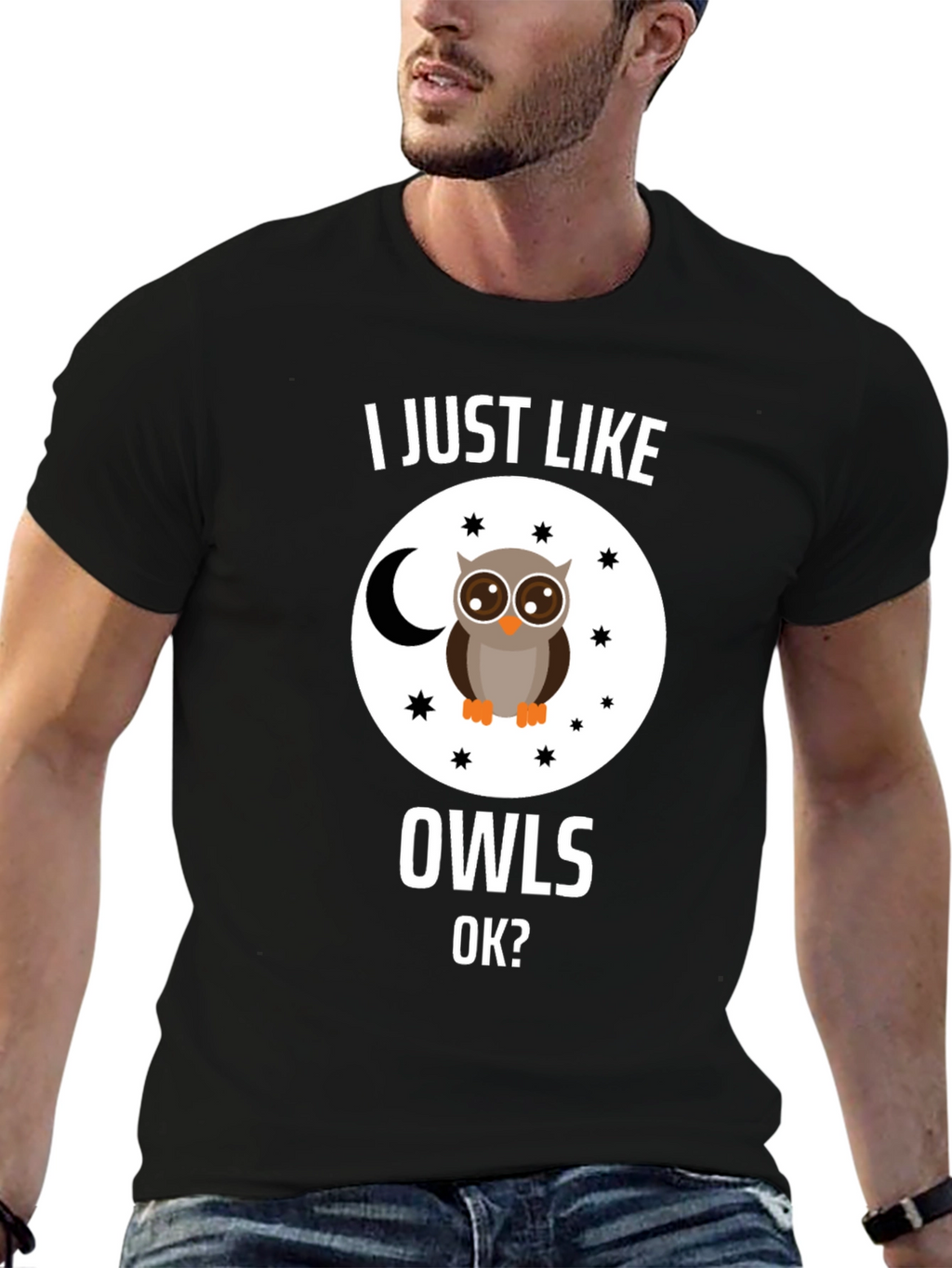 I Just Like Owls OK? T-Shirt