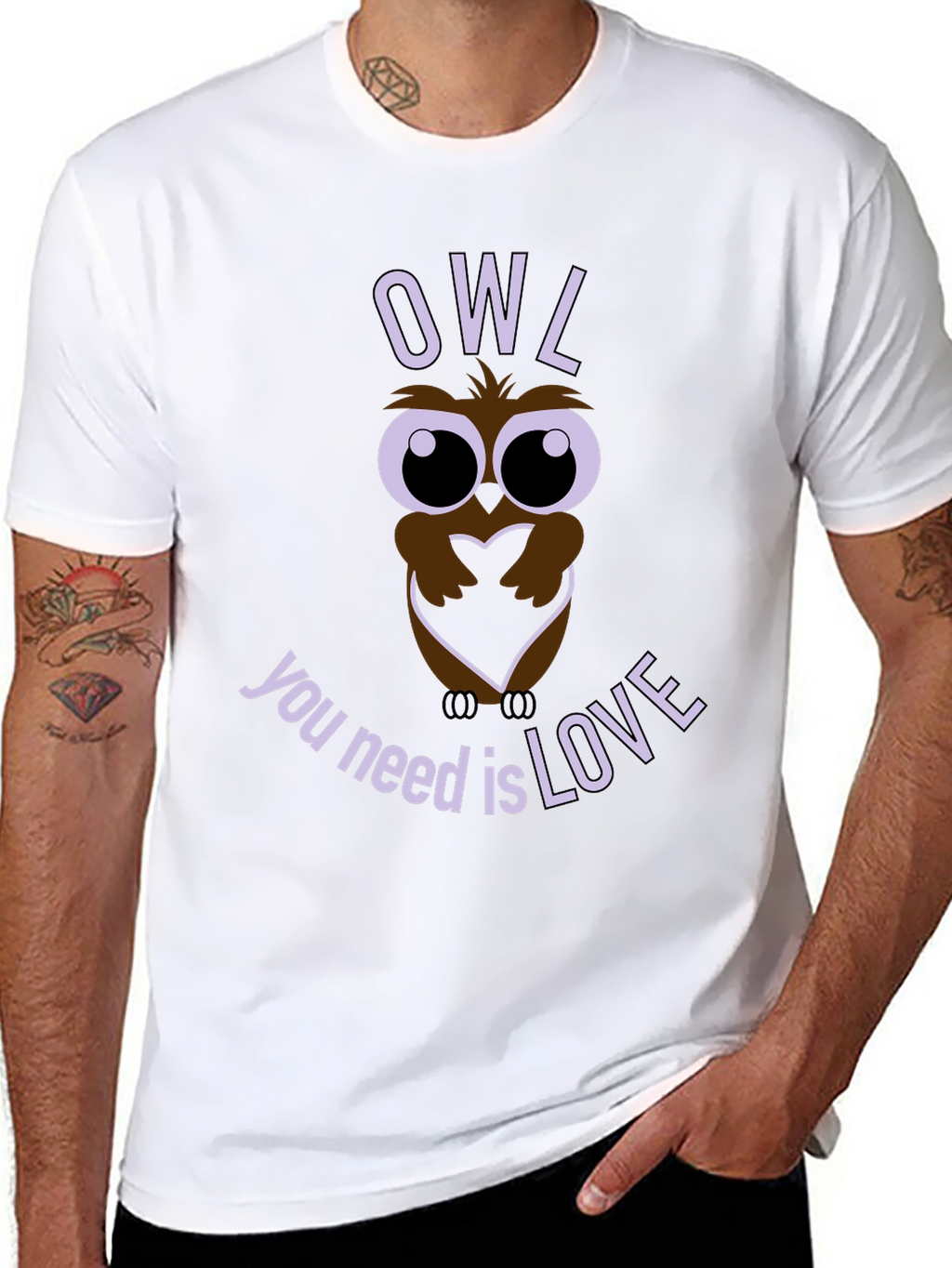 Owl You Need is Love T-Shirt - Graphic Tee