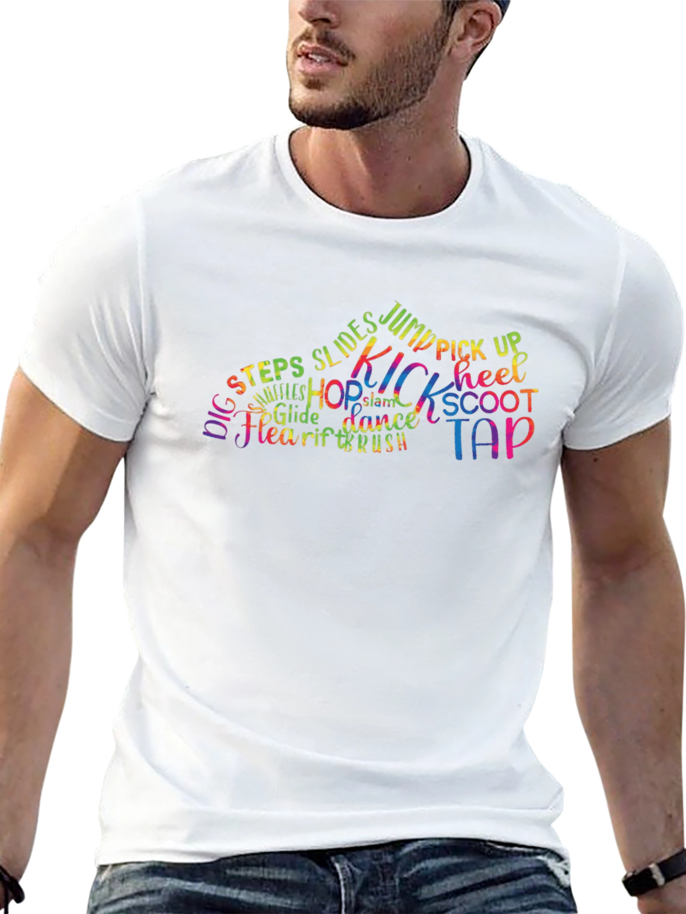 Dance Moves Shoe Shape T-Shirt