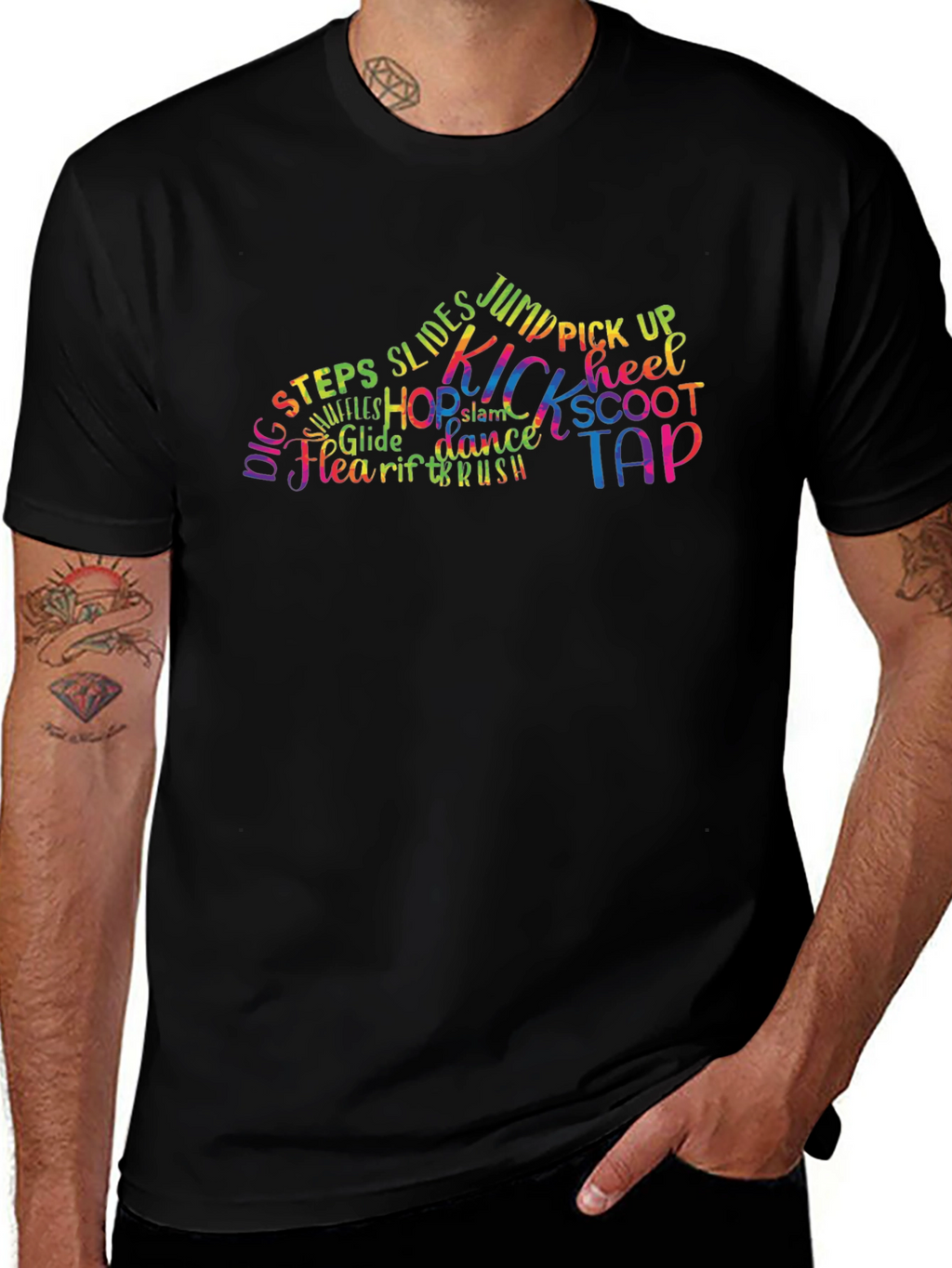 Dance Moves Shoe Shape T-Shirt