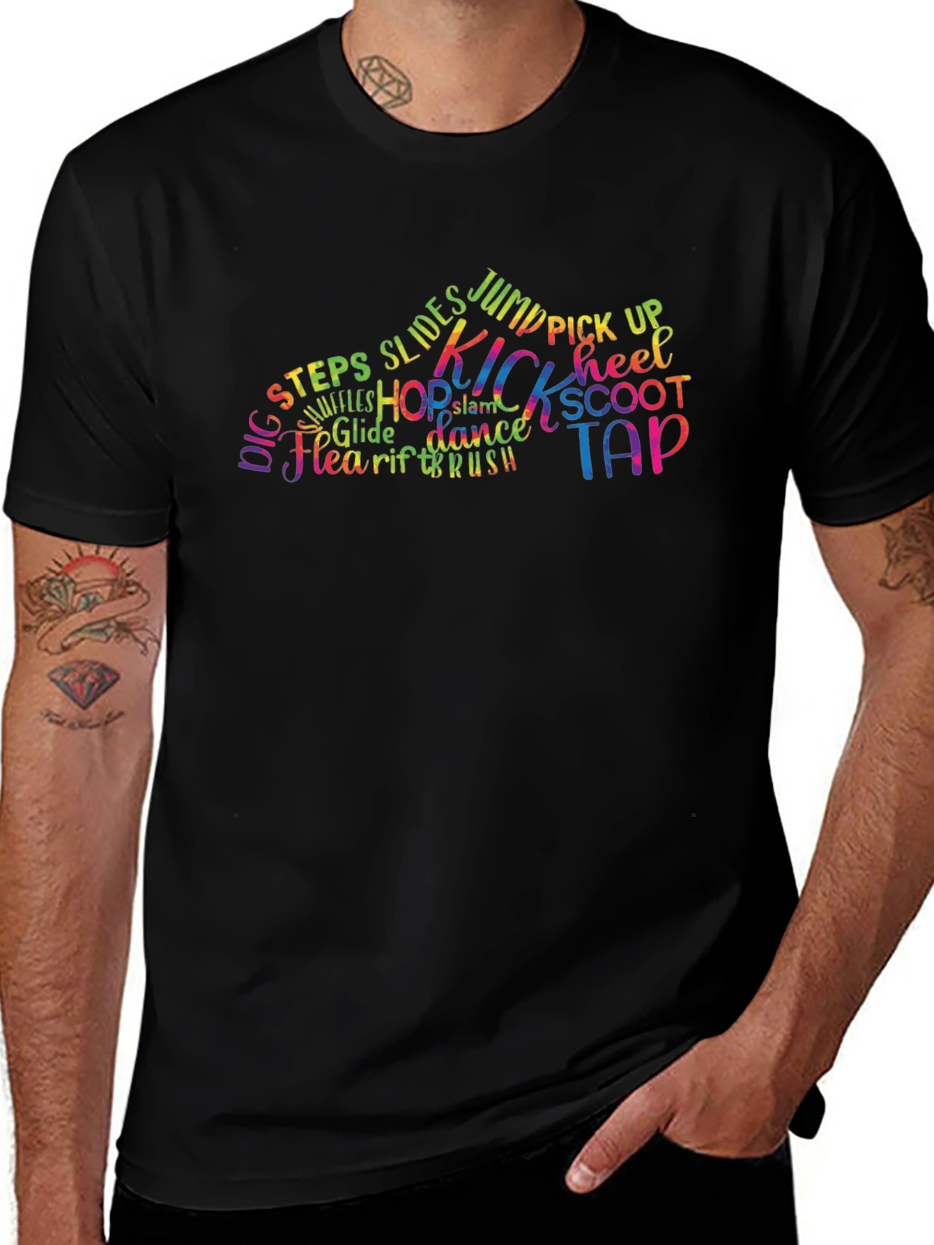 Dance Moves Shoe Shape T-Shirt