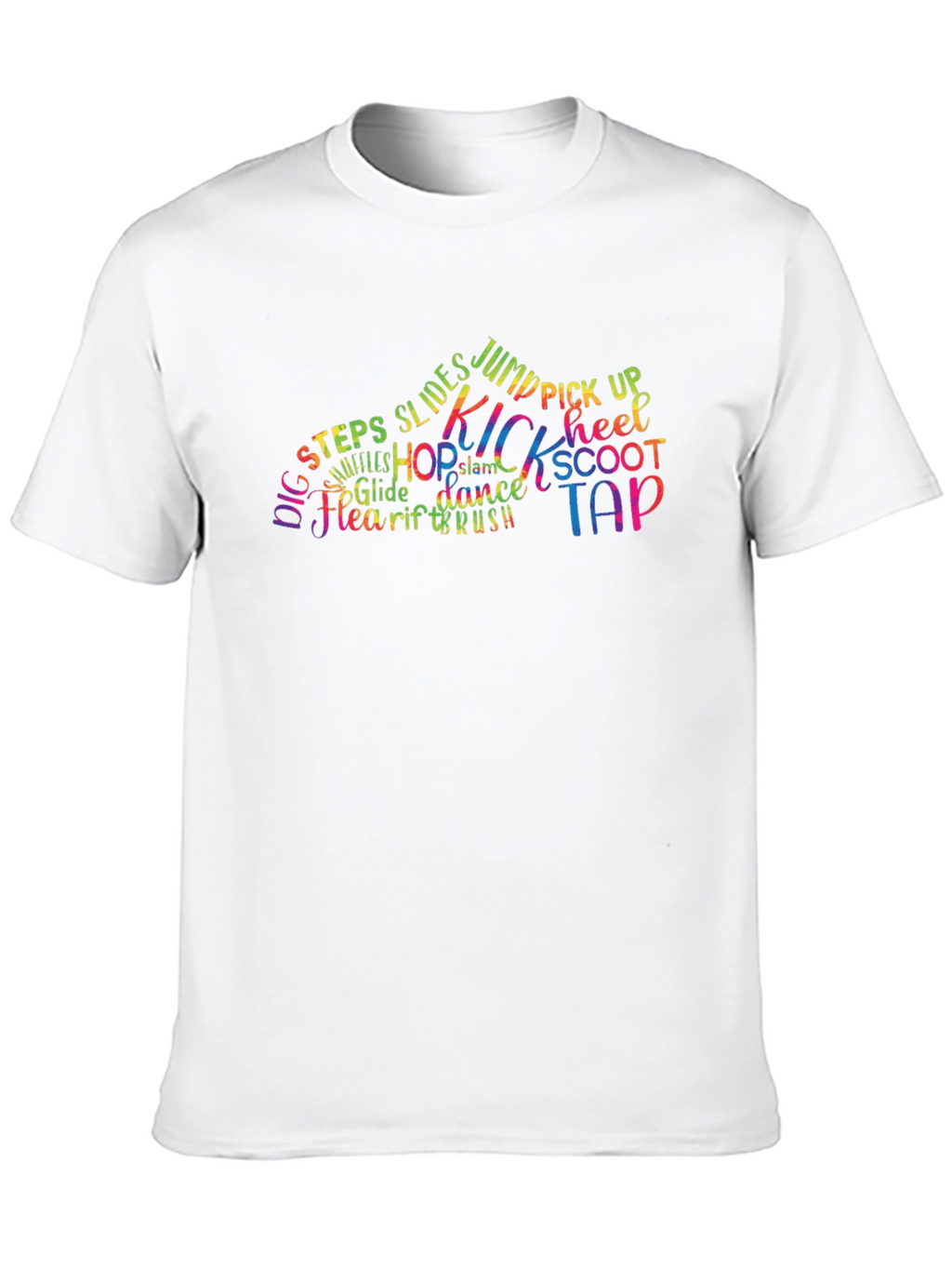 Dance Moves Shoe Shape T-Shirt
