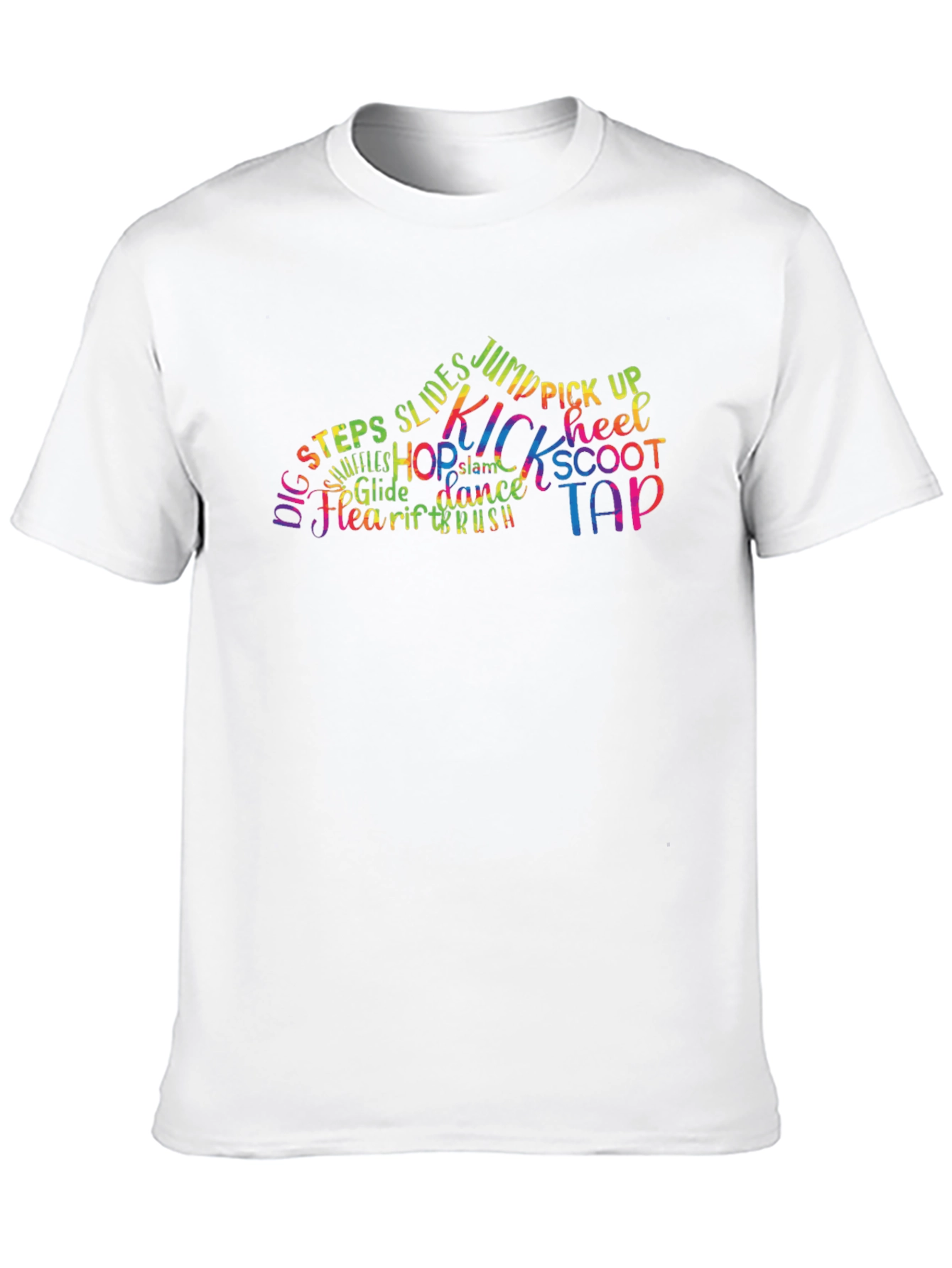 Dance Moves Shoe Shape T-Shirt
