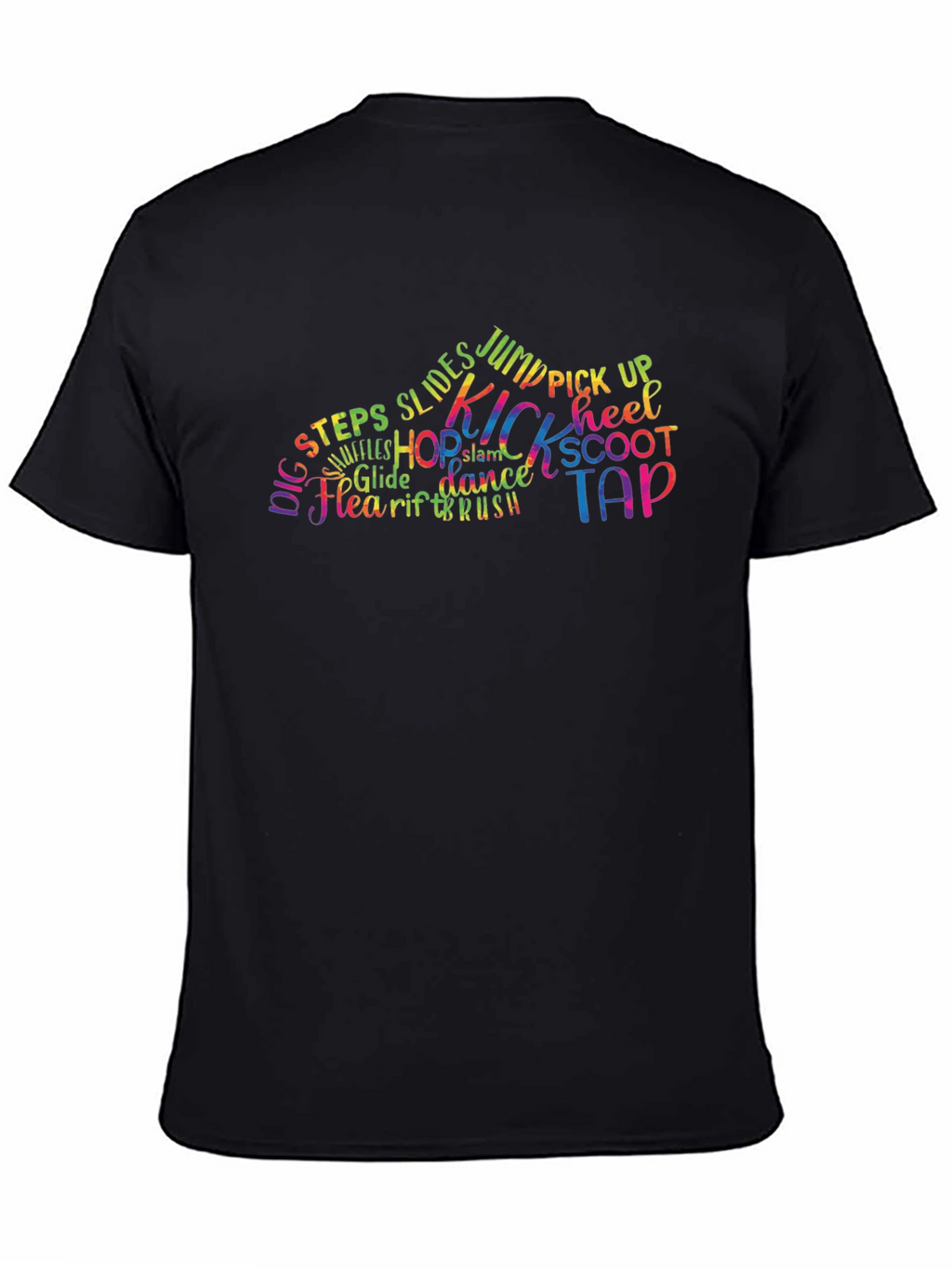 Dance Moves Shoe Shape T-Shirt