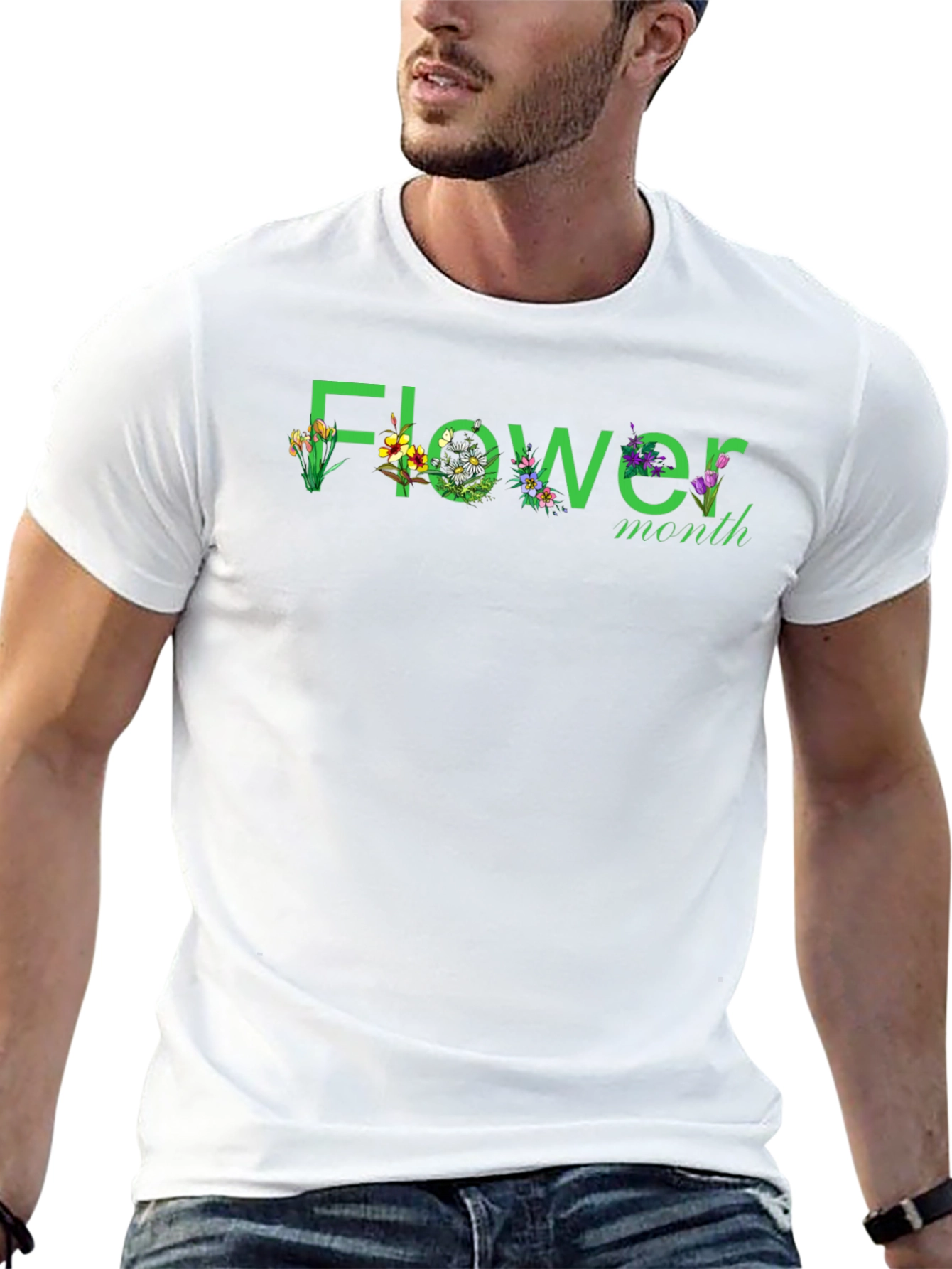 Flower Month Graphic T-Shirt