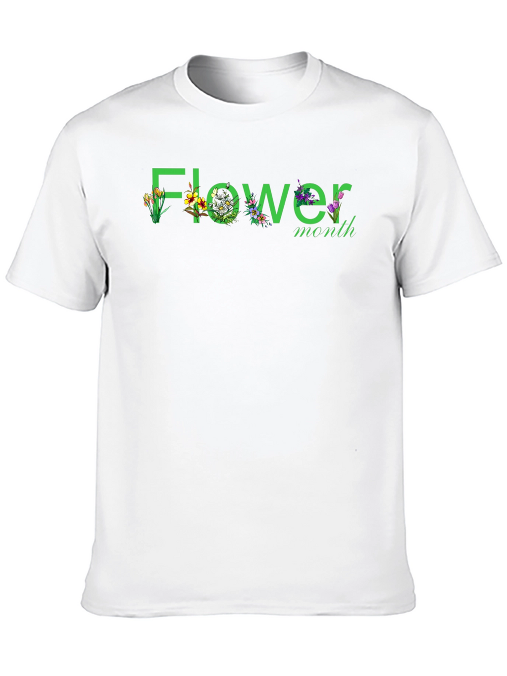 Flower Month Graphic T-Shirt
