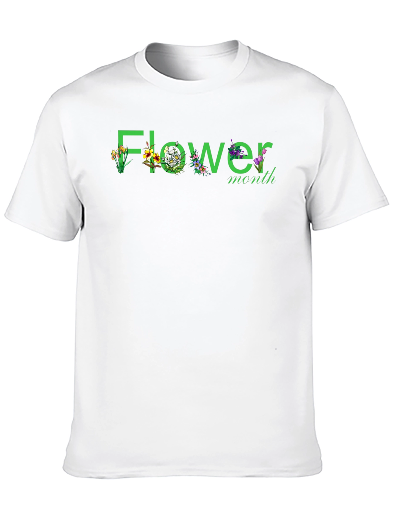 Flower Month Graphic T-Shirt