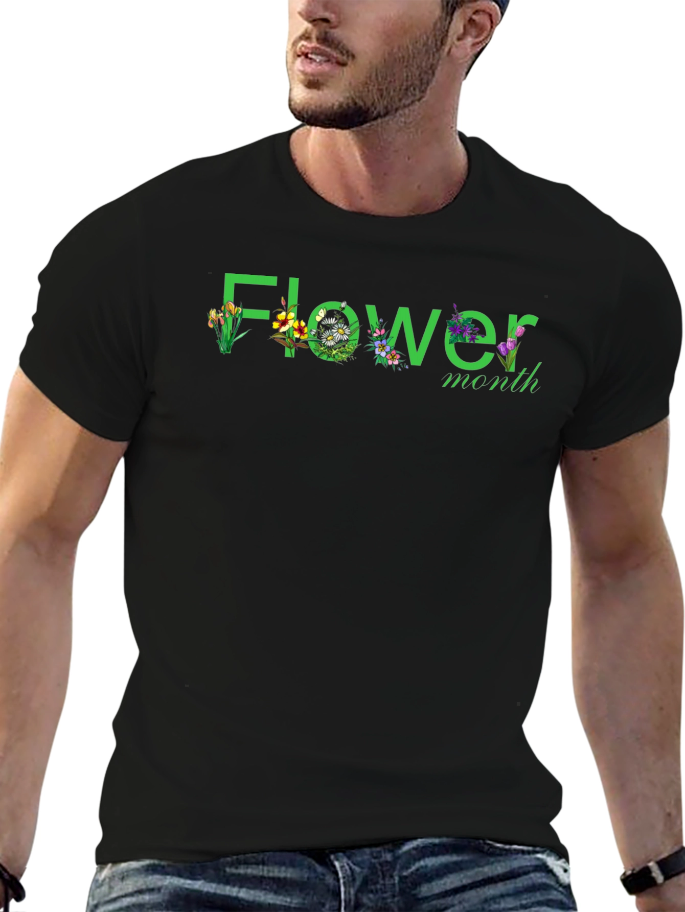 Flower Month Graphic T-Shirt
