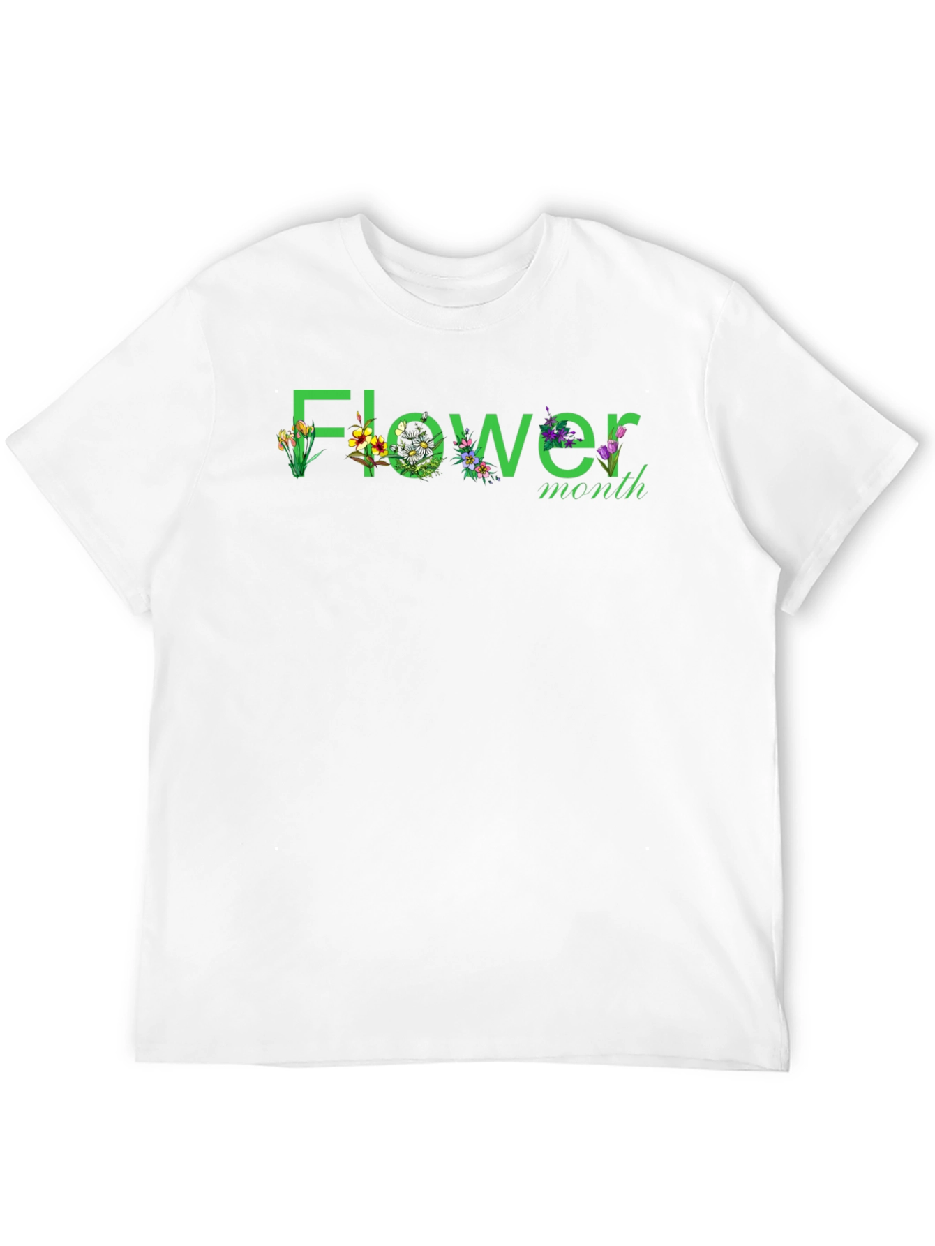 Flower Month Graphic T-Shirt