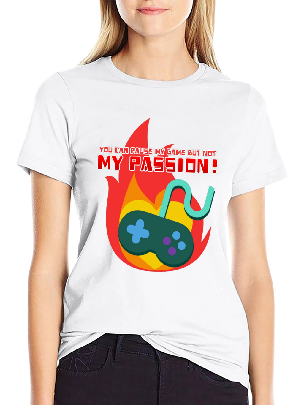 Gaming Passion T-Shirt: Pause the Game Not the Drive!