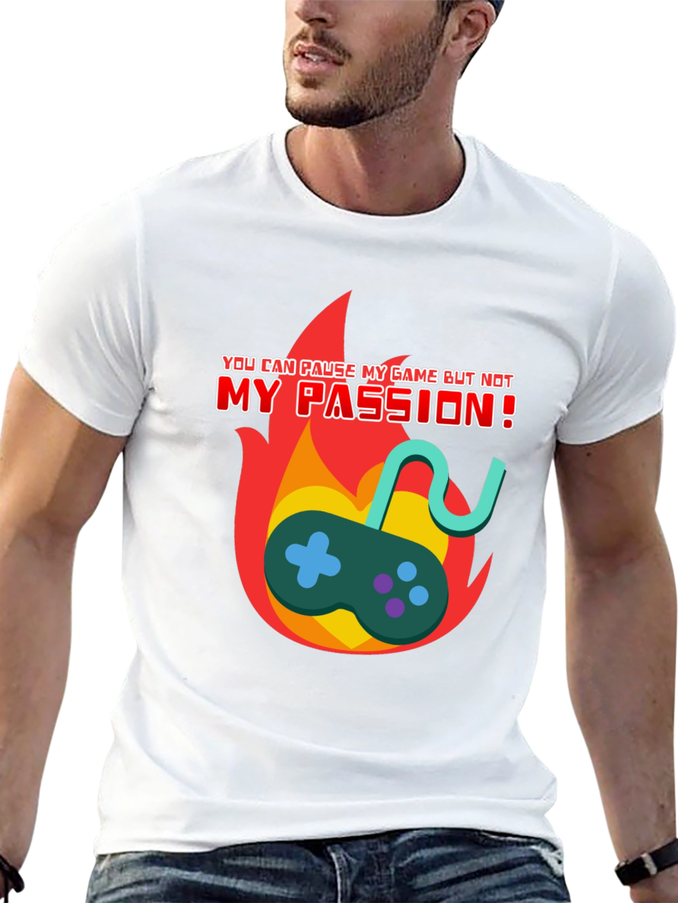 Gaming Passion T-Shirt: Pause the Game Not the Drive!