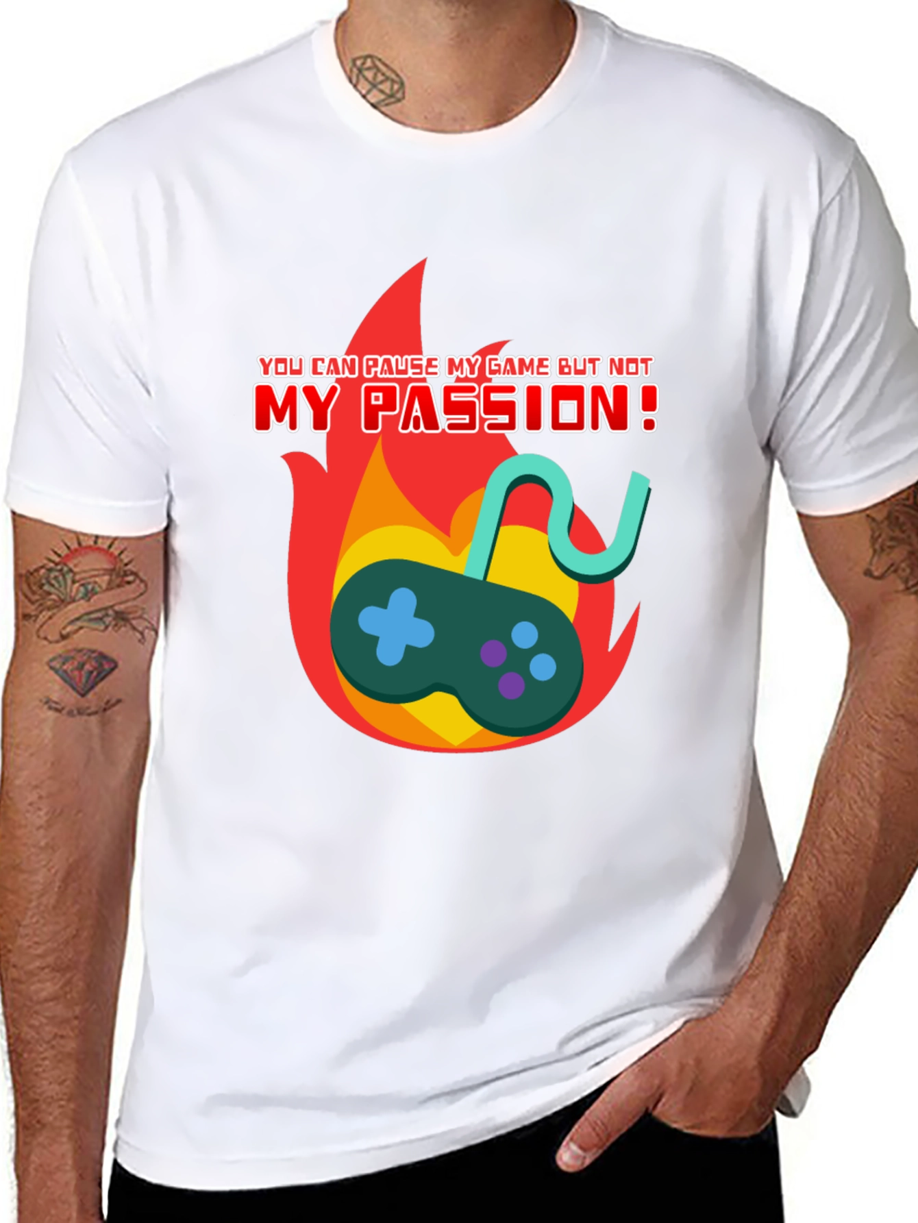 Gaming Passion T-Shirt: Pause the Game Not the Drive!
