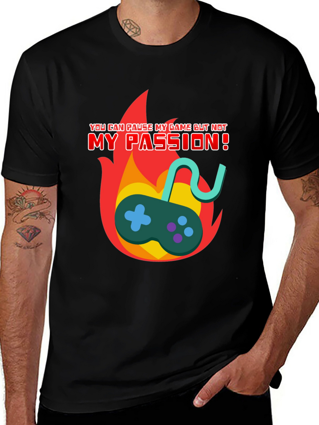 Gaming Passion T-Shirt: Pause the Game Not the Drive!