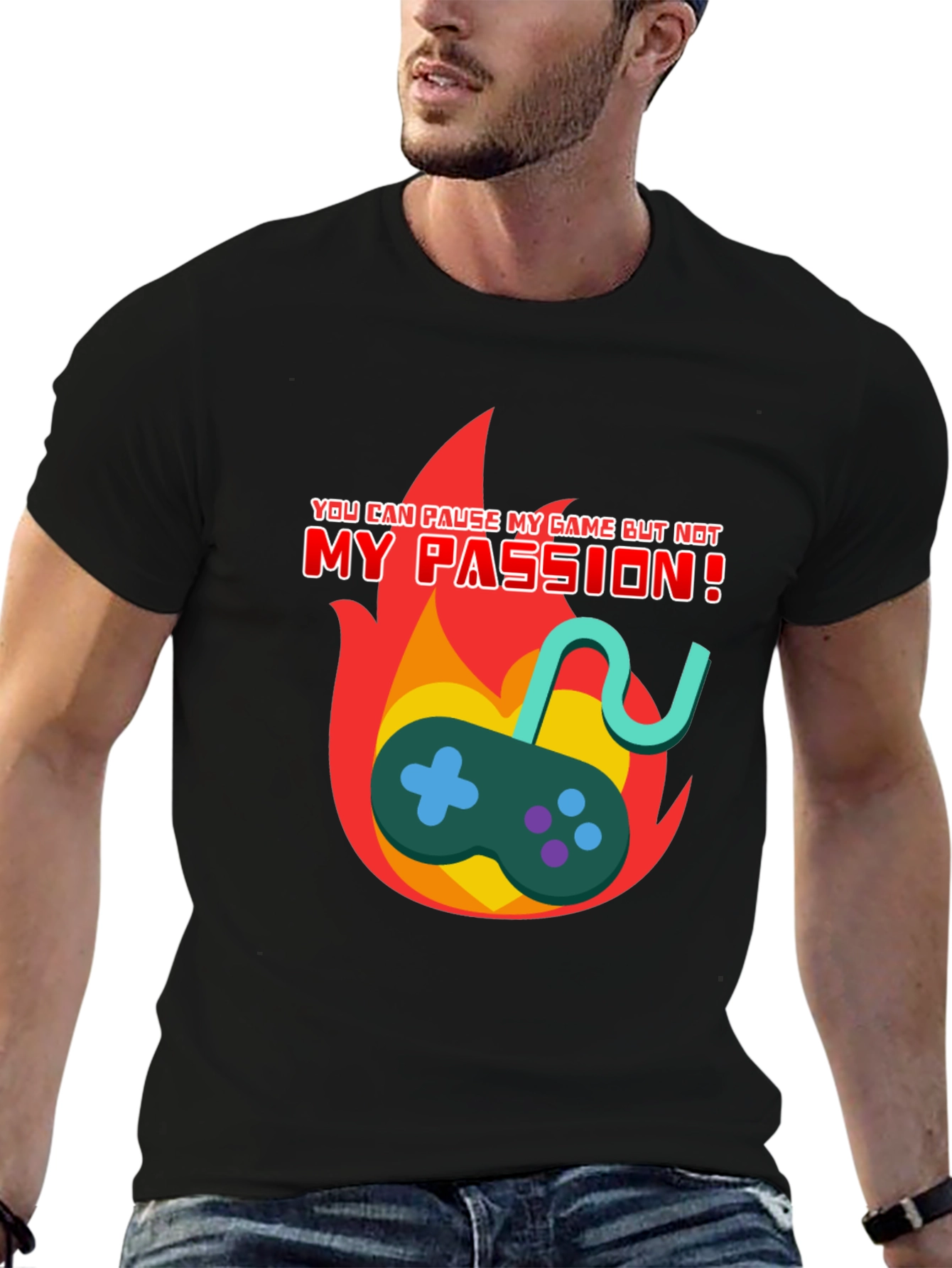 Gaming Passion T-Shirt: Pause the Game Not the Drive!