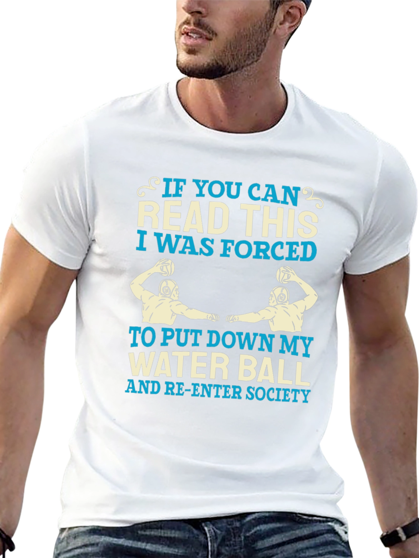 Water Polo T-Shirt - Forced to Re-Enter Society