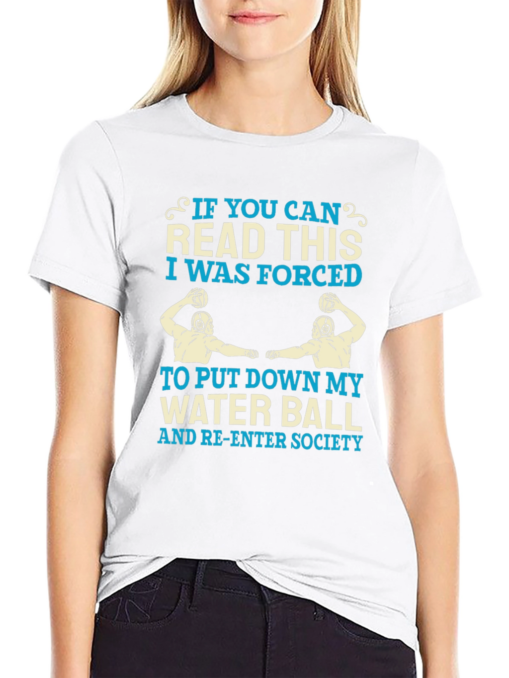 Water Polo T-Shirt - Forced to Re-Enter Society