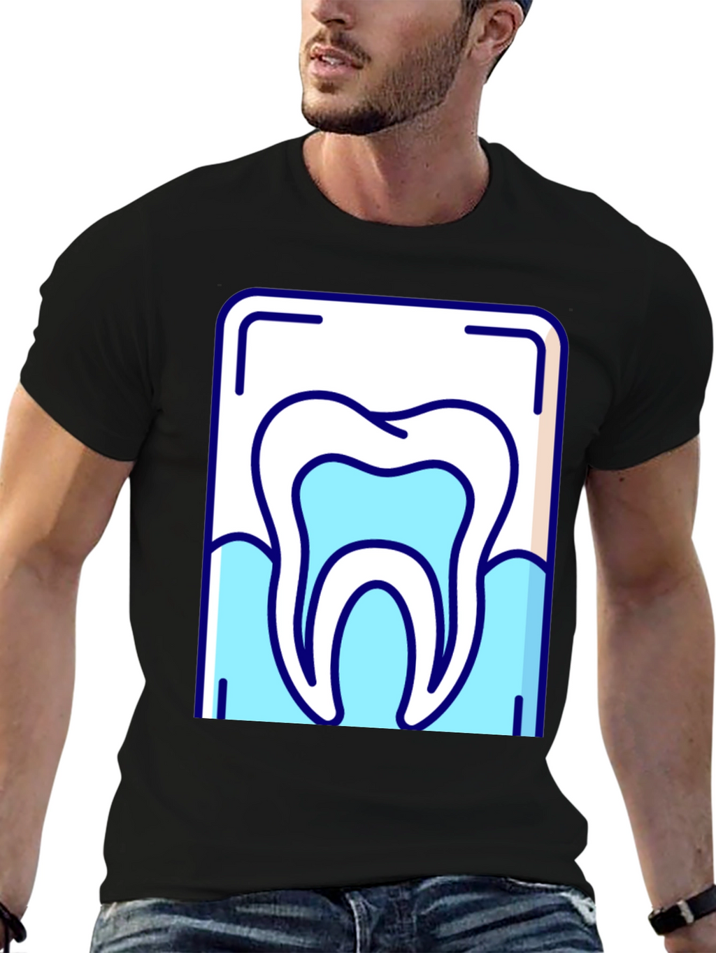 Tooth Graphic Tee - Dental Hygiene Awareness