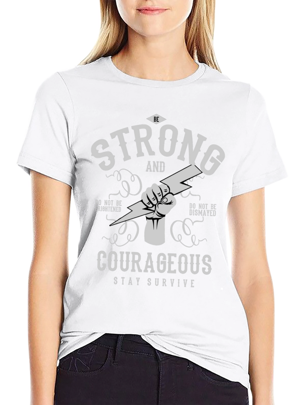 Be Strong & Courageous Graphic Tee