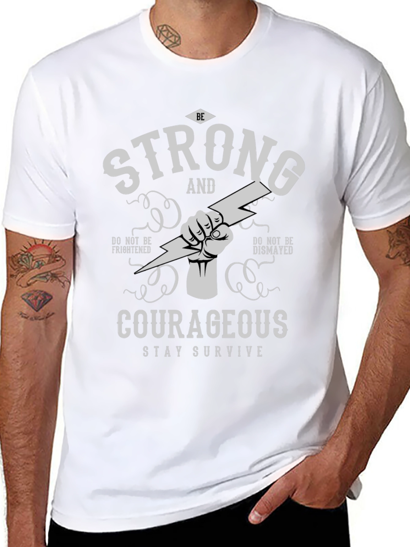 Be Strong & Courageous Graphic Tee