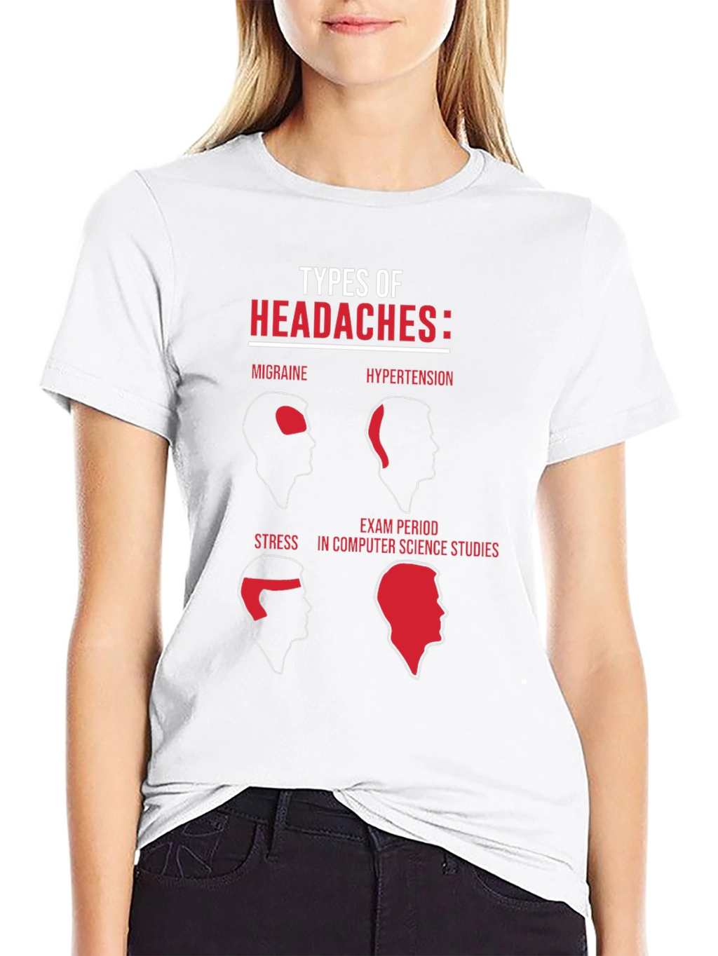 Funny Computer Science Headaches Graphic T-Shirt