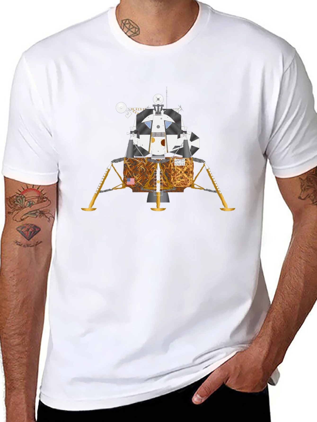 Apollo Lunar Module Graphic T-Shirt