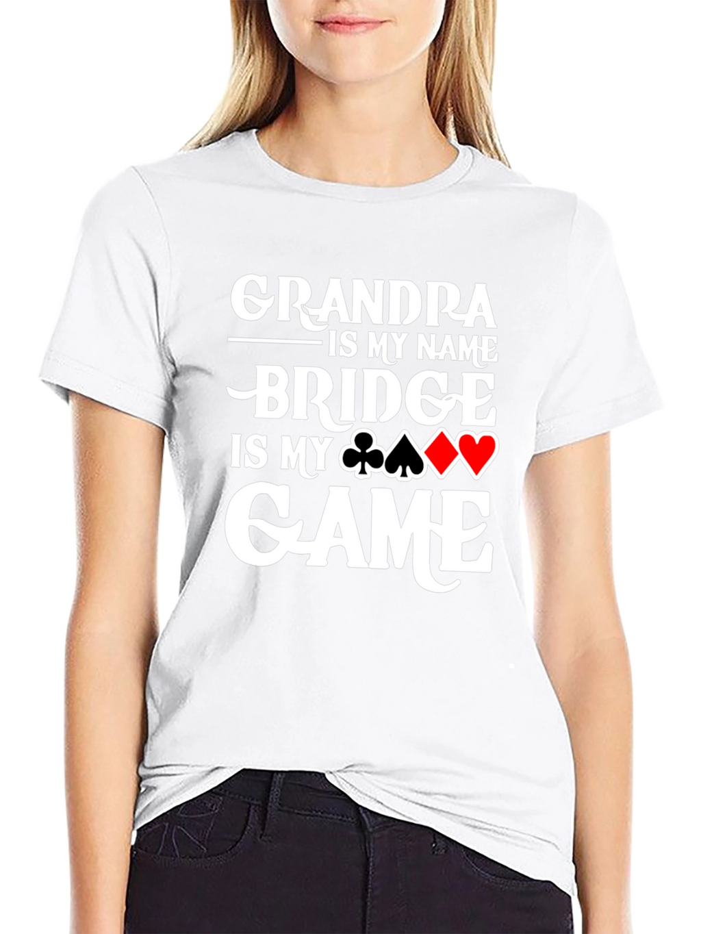 Grandpa Bridge is My Game T-Shirt Card Player Gift